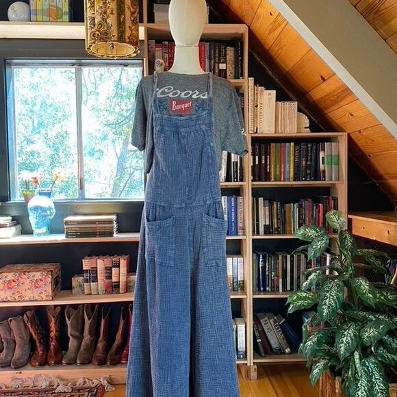 Free People Overalls Waffle Knit - Picture 1 of 11